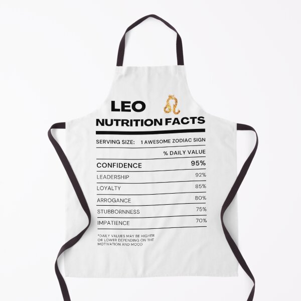 Item preview, Leo Nutrition Facts designed and sold by Zodiac-Vibes-B.