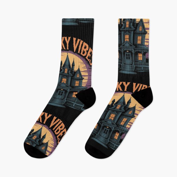 Item preview, Haunted House – Retro Halloween designed and sold by hiraum.