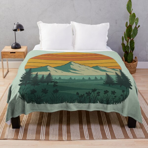 Item preview, Chasing Sunsets – Retro Mountain Adventure Art for Dreamers designed and sold by NoctaHike.