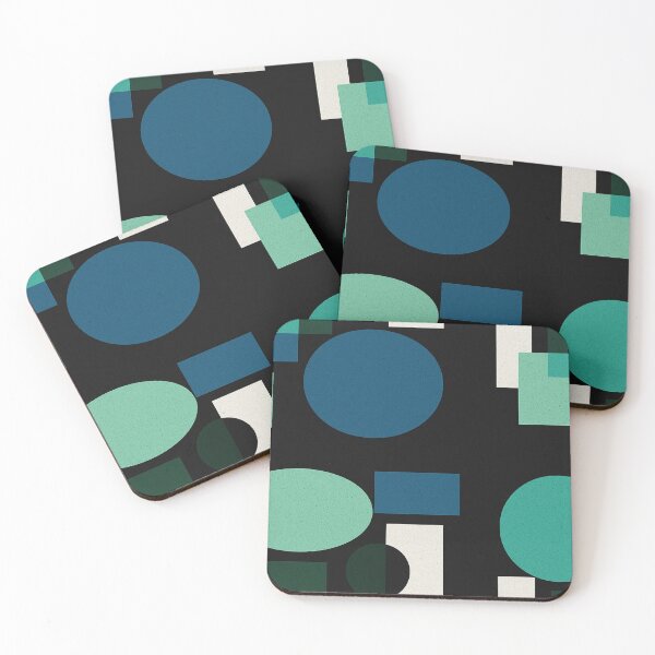 Item preview, Geometric harmony in shades of blue designed and sold by Sigtrix.
