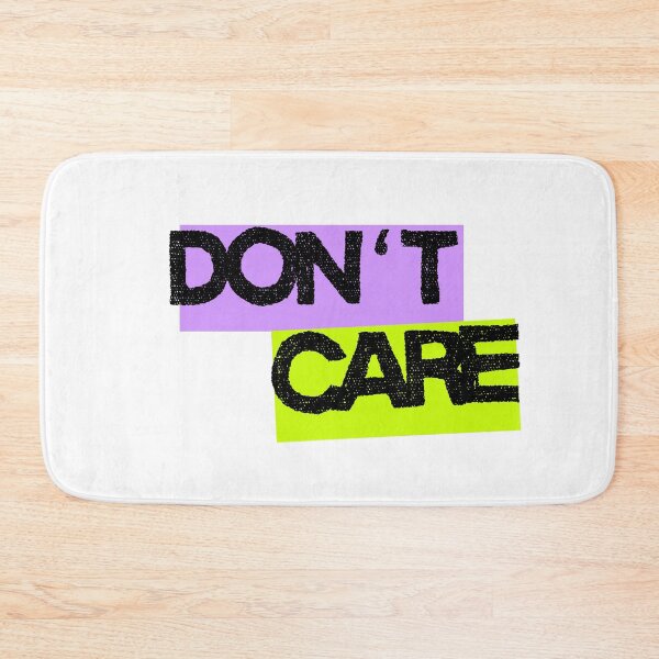Item preview, Don’t Care – Sassy Minimal Quote Design designed and sold by MangaVerse888.