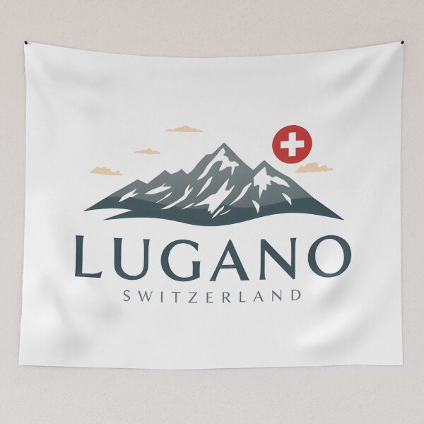 Item preview, Lugano - Switzerland  designed and sold by GoodOldVintage.
