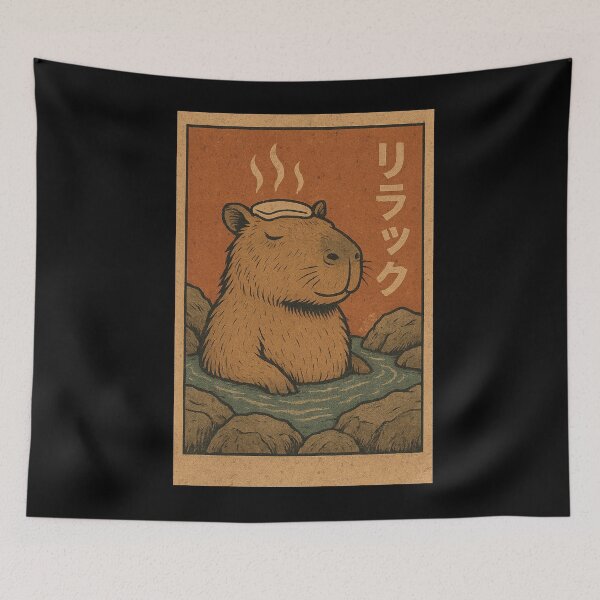 Item preview, Ultimate Relaxation Capybara designed and sold by No Quarter Collective.