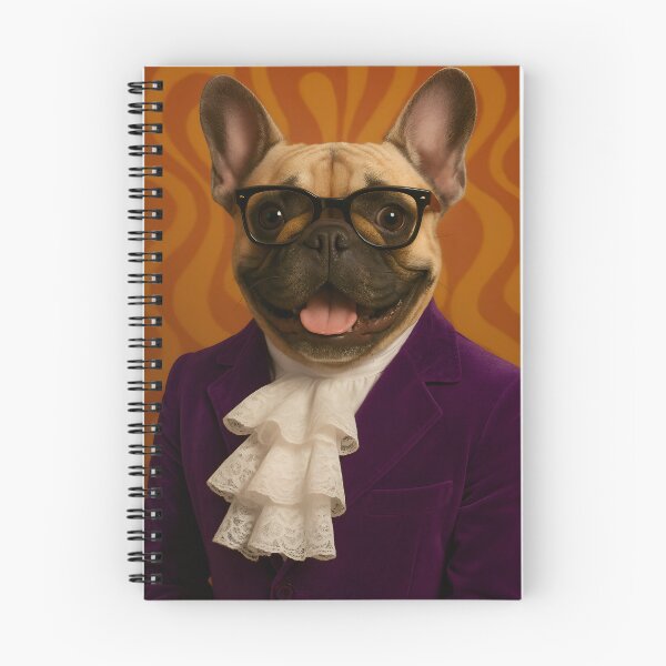 Item preview, French Bulldog Austin Powers – Funny Retro Dog Parody Art designed and sold by The Zoomie Collective.