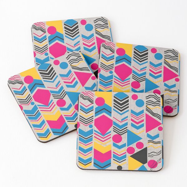 Item preview, Memphis Design Retro 80s Geometric Pattern designed and sold by CJShopZone.