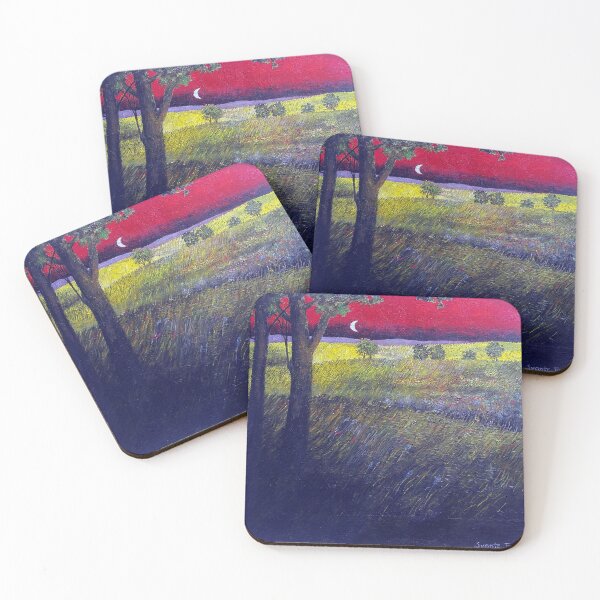 Item preview, Moon over fields designed and sold by 1trottestam1.