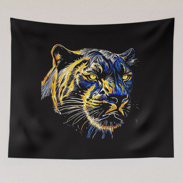 Item preview, The  Colorful Fierce Beauty Black Panther Onça Preta designed and sold by Helios Be. Lavsh.