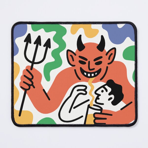 Item preview, Demon with alcoholic man designed and sold by Ketique.