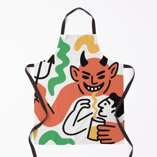 Item preview, Demon with alcoholic man designed and sold by Ketique.