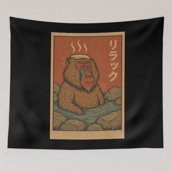 Item preview, Ultimate Relaxation Baboon designed and sold by No Quarter Collective.