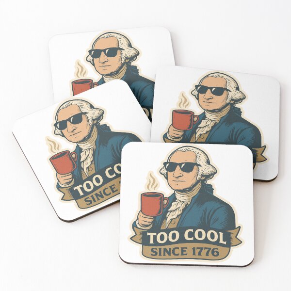 Item preview, 250th Anniversary of the USA - Washington with SunglassesToo Cool Since 1776 designed and sold by Collins Design.