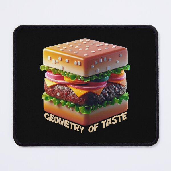 Item preview, funny hamburger, geometry of taste, gifts for a burger fan  designed and sold by miro-bob-design.