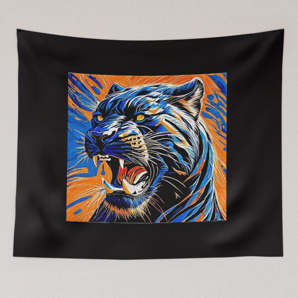 Item preview, Colorful Fierce Beauty Black Panther Onça Preta#3 designed and sold by Helios Be. Lavsh.