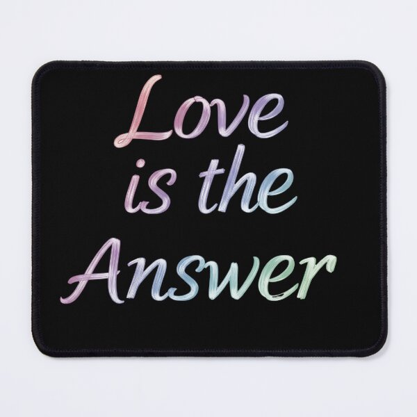 Item preview, Love is the Answer Watercolor Romantic T-Shirt designed and sold by MofazStyle.