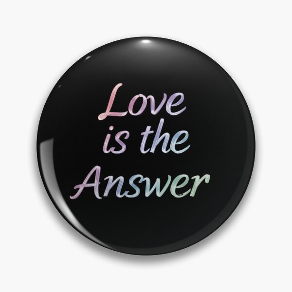 Item preview,  Love is the Answer Watercolor Romantic T-Shirt designed and sold by MofazStyle.