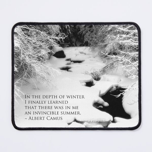 Item preview, Stinson Brook - Camus Quote Print and Poster designed and sold by Wayne King.