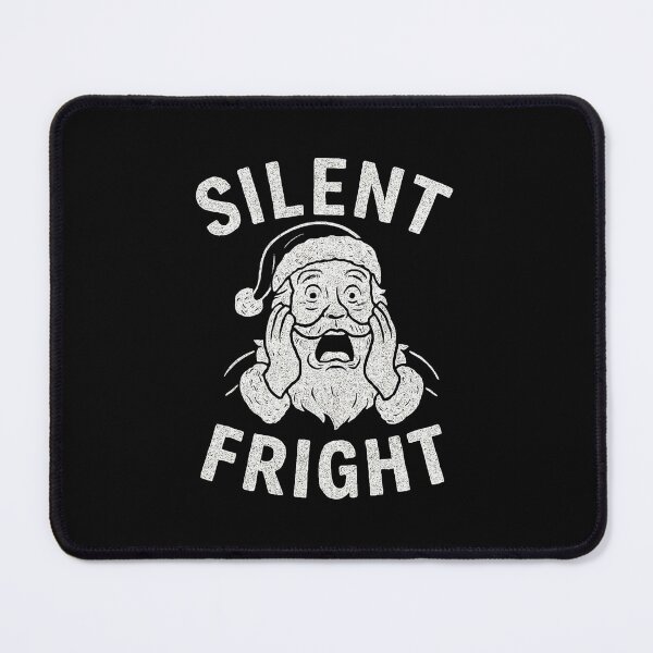 Item preview, Silent Fright – Funny Santa Christmas Chalkboard Design designed and sold by Design_Your_Day.