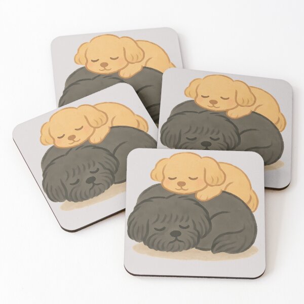 Item preview, Cute Sleeping Puppies Kawaii Lover Shih Tzu Maltipoo Shirt designed and sold by The Art of Kkatarynka.