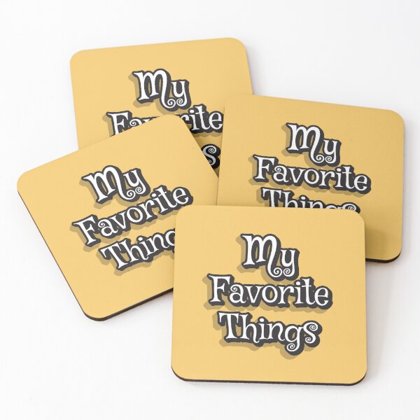 Item preview, My Favorite Things Playful Retro Typography designed and sold by trepiu.