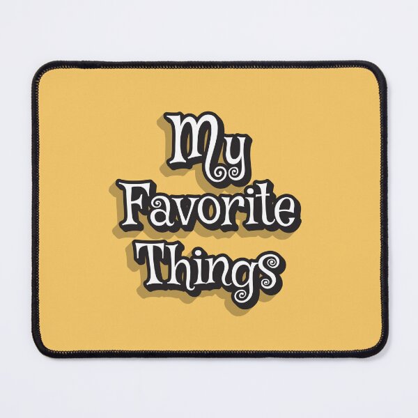 Item preview, My Favorite Things Playful Retro Typography designed and sold by trepiu.