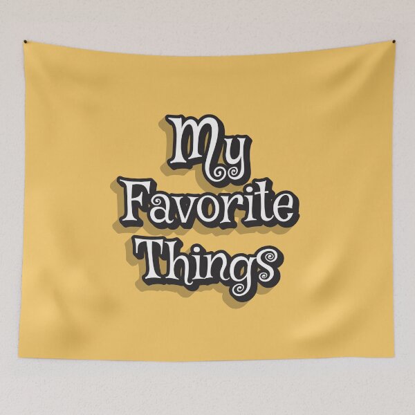 Item preview, My Favorite Things Playful Retro Typography designed and sold by trepiu.