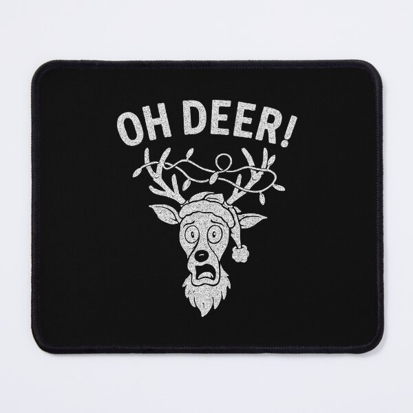 Item preview, Oh Deer! – Funny Reindeer Christmas Chalkboard Design designed and sold by Design_Your_Day.