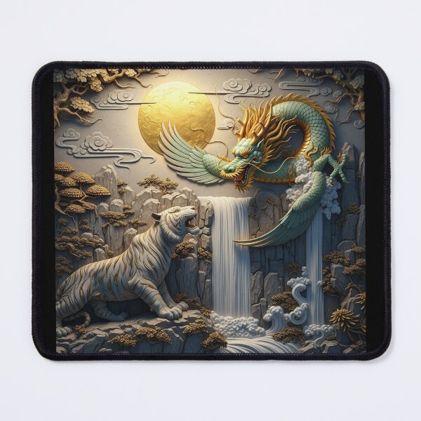 Item preview, The dragon and the tiger designed and sold by Mr-Badula-arT.