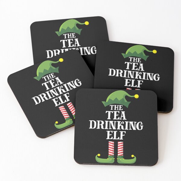 Item preview, Tea Drinking Elf Matching Family Group Christmas Party PJ designed and sold by thompsonw.