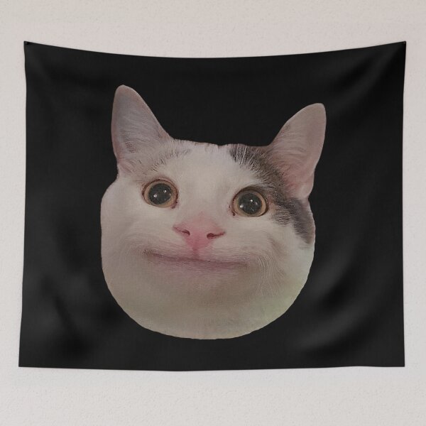 Item preview, Beluga Cat Meme Face Smiling designed and sold by brookeschasidy.