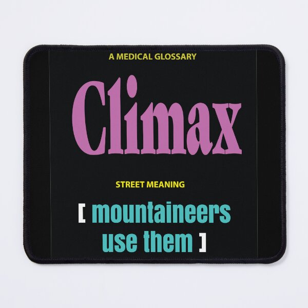 Item preview, Climax T-shirt typo design by Robert Hills designed and sold by Robert Hills.
