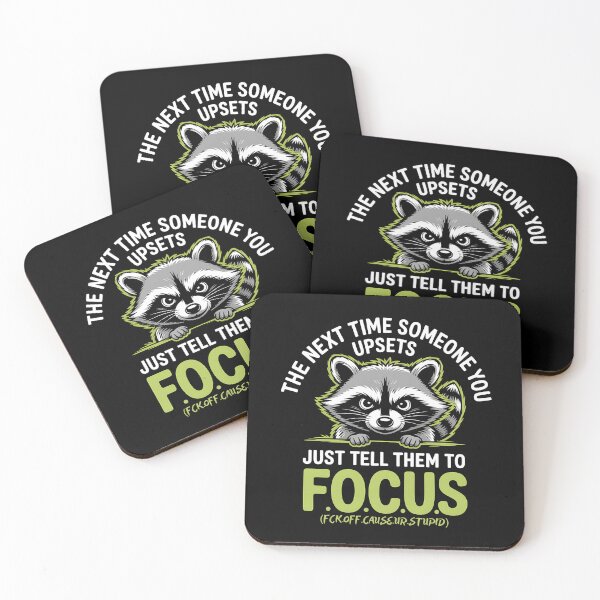 Item preview, The Next Time Someone Upsets You Just Tell Them To Focus - A funny sarcastic gift for friends, coworkers, and anyone who loves humor and animal memes. designed and sold by ZyziowskyArt.