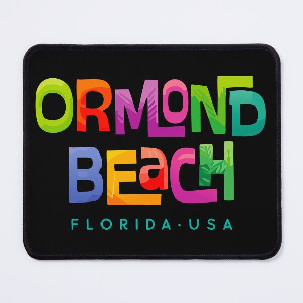 Item preview, Ormond Beach Florida Retro Tropical Design designed and sold by Futurebeachbum.