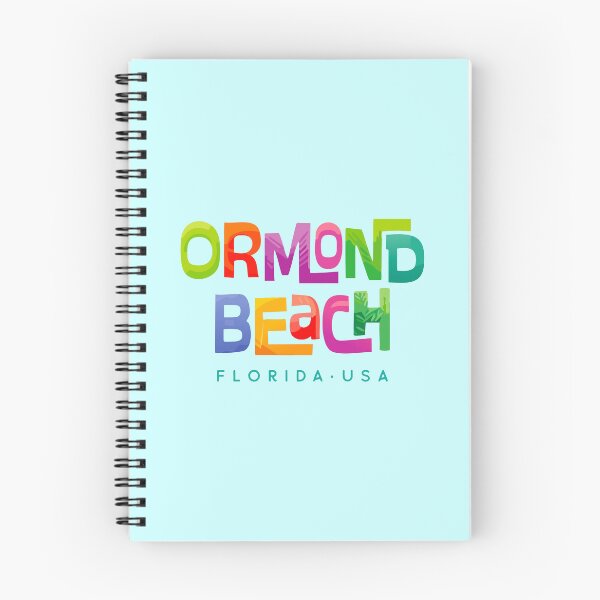 Item preview, Ormond Beach Florida Retro Tropical Design designed and sold by Futurebeachbum.