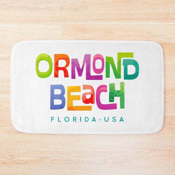 Item preview, Ormond Beach Florida Retro Tropical Design designed and sold by Futurebeachbum.