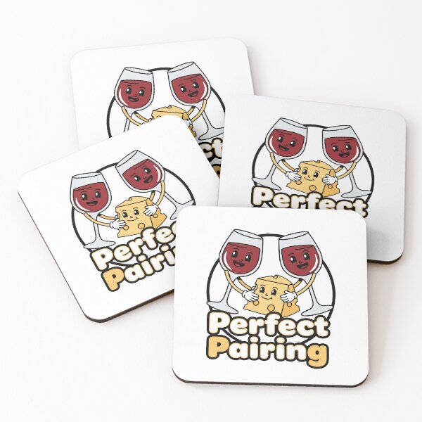 Item preview, Perfect Pairing T-Shirt – Funny Wine and Cheese Art designed and sold by Vrixat.