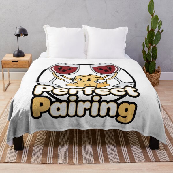 Item preview, Perfect Pairing T-Shirt – Funny Wine and Cheese Art designed and sold by Vrixat.