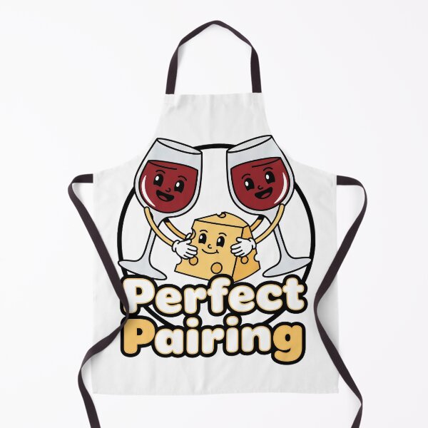 Item preview, Perfect Pairing T-Shirt – Funny Wine and Cheese Art designed and sold by Vrixat.