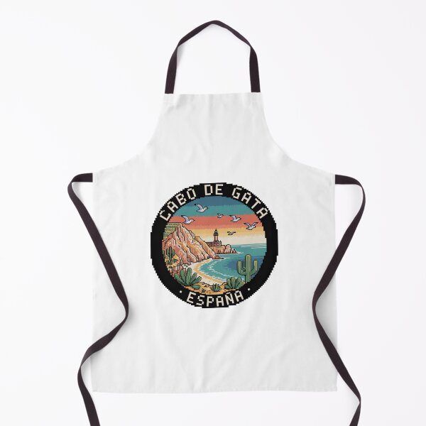 Item preview, Cabo de Gata Spain - Retro Pixel Art Travel Badge with Lighthouse, Cliffs & Cactus - Vintage Coastal Souvenir Decal designed and sold by CircinusStore.