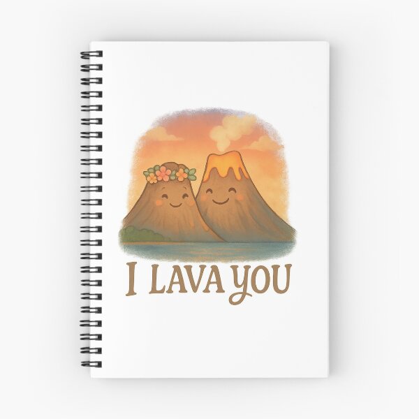 Item preview, I Lava You | Romantic Volcano Sunset Pixar-Inspired Design designed and sold by Zippitydodads.