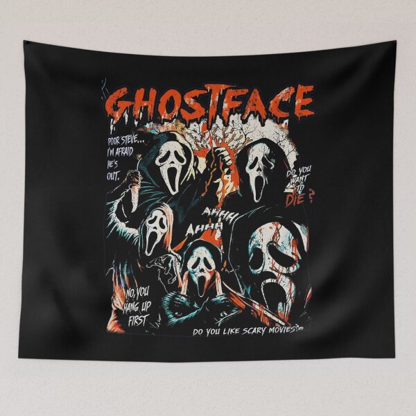 Item preview, ghostface Scream Splatter Scary Halloween Costume designed and sold by KennethMeyer.
