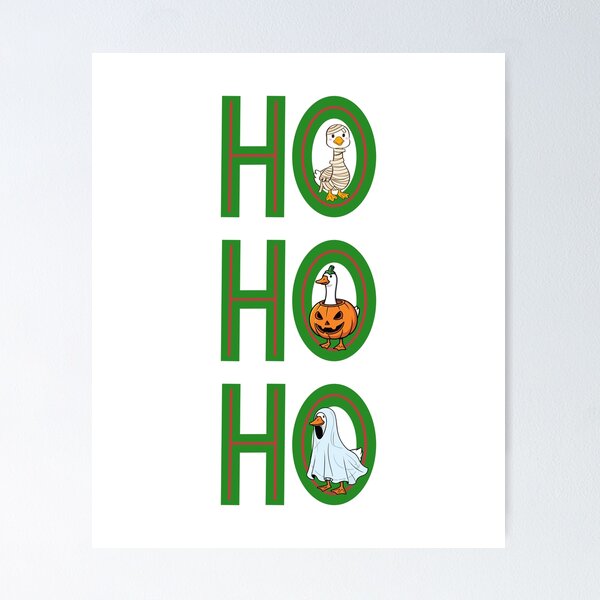 Item preview, Halloween Goose Celebrates Christmas designed and sold by BelieveG.