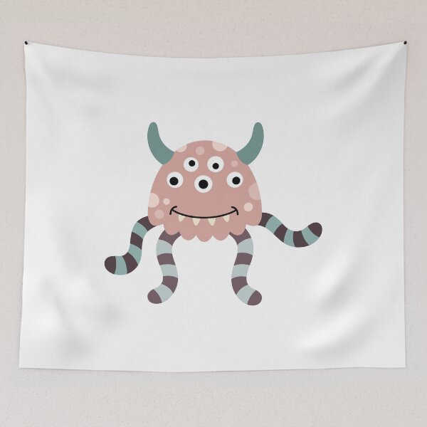 Item preview, Cute Monster - Funny Halloween Creature designed and sold by Julza Art.