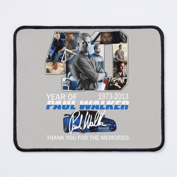 Item preview, 40-Years-Of-Fast-And-Furious-19732013-Paul-Walker-Signature-Thank-You-For-The-Memories--Designer-Cl designed and sold by MathewEmmeric.