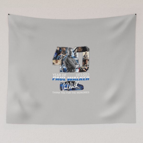Item preview, 40-Years-Of-Fast-And-Furious-19732013-Paul-Walker-Signature-Thank-You-For-The-Memories--Designer-Cl designed and sold by MathewEmmeric.