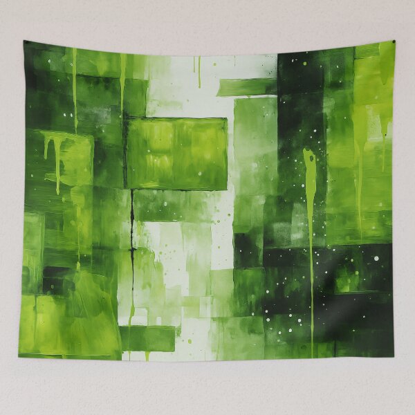 Item preview, Green Energy Flow designed and sold by Kaleidoscope Print.