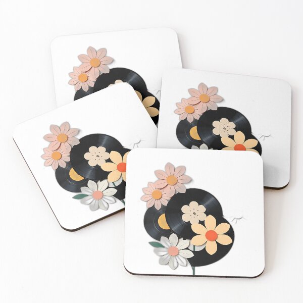 Item preview, Pastel Floral Vinyl Records designed and sold by sharon1210.