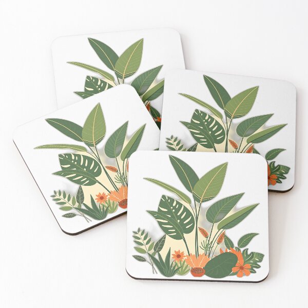 Item preview, Retro Tropical Plants Illustration designed and sold by sharon1210.