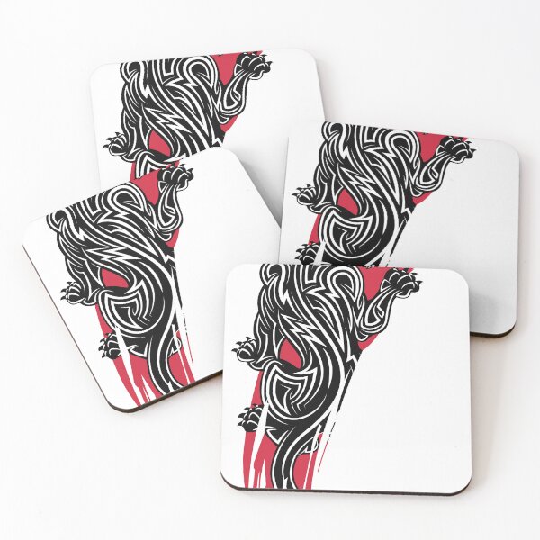 Item preview, Tribal Panther with Red Brush Stroke designed and sold by sherifshaaban.