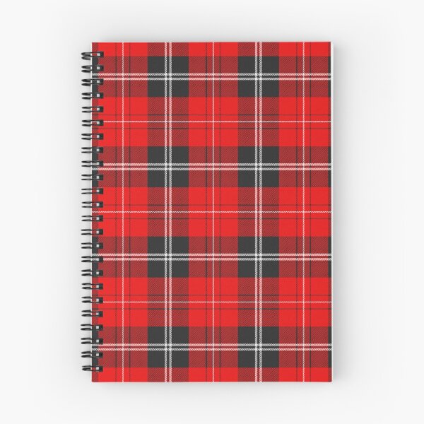 Artikelvorschau, Zurück zur Schule Tartan Rot Schwarz Weiß entworfen und verkauft von DiscoGypsyFish.
