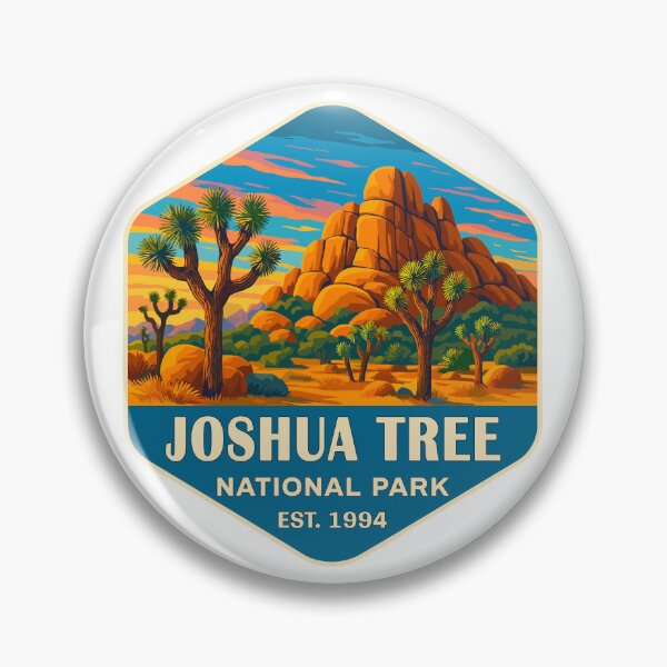 Item preview, Joshua Tree National Park Retro Sticker designed and sold by Ismeal Von.